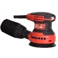 Машина шлифовальная эксцентриковая KSA02-125, 380Вт, 125мм, рег.об. 4000-14000, амп 3,5мм