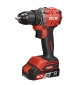 Дрель-шуруповерт аккум бесщеточная ударная KDJZ2060i 18в, 2*2А/ч, 60нм, кейс